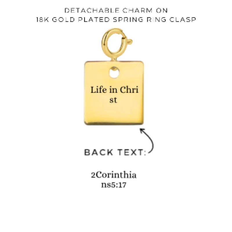 Personalized Engraved Charms with Detachable Clasp - Custom Name Jewelry Gift for Women - Perfect for Bracelets, Necklaces & Keychains - $12.00