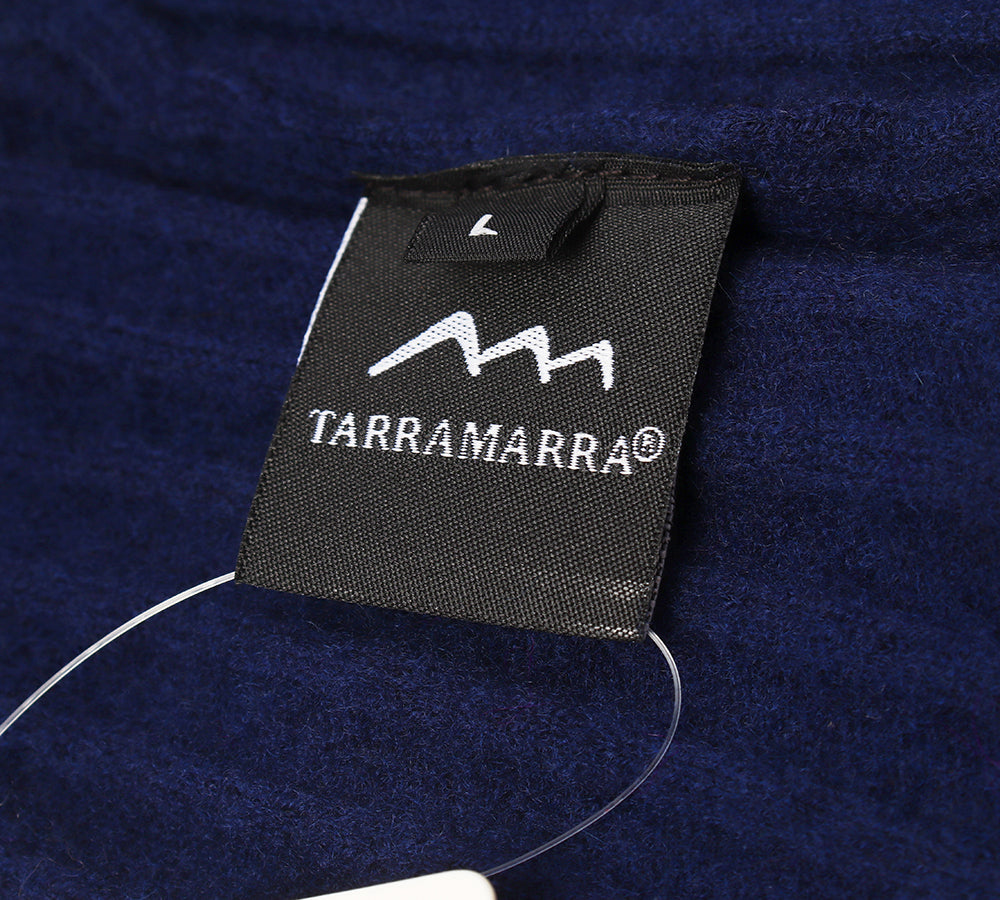 TARRAMARRA® Women's Wool Striped Knit Turtleneck Sweater - Warm & Soft Winter Pullover for Casual Outfits & Office Wear
