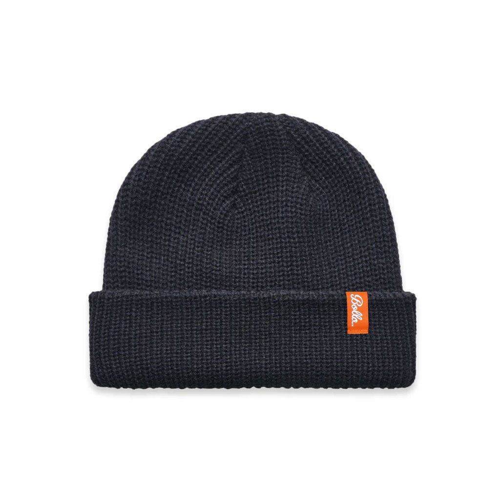 Bolla Daily Cuff Beanie for Men & Women - Soft Winter Knit Hat in Navy Blue - Perfect for Outdoor Activities, Skiing, and Cold Weather Fashion