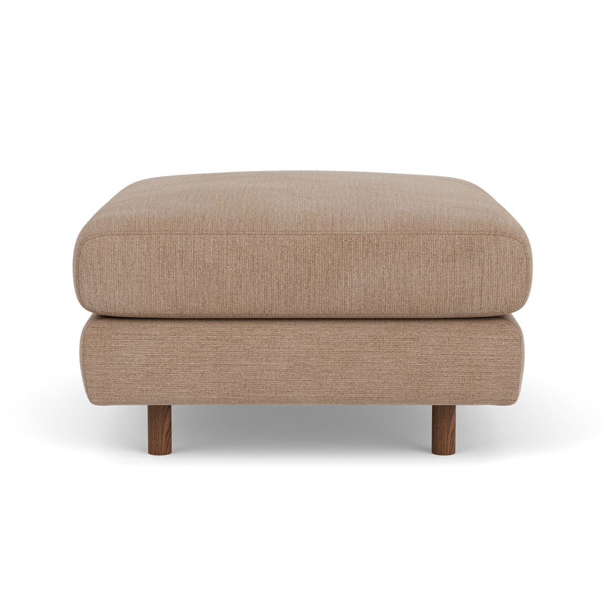 Dylan Fabric Ottoman - Soft and Stylish Footrest, Storage Bench, Living Room Accent Piece - Perfect for Small Spaces, Bedroom, or Lounge Area