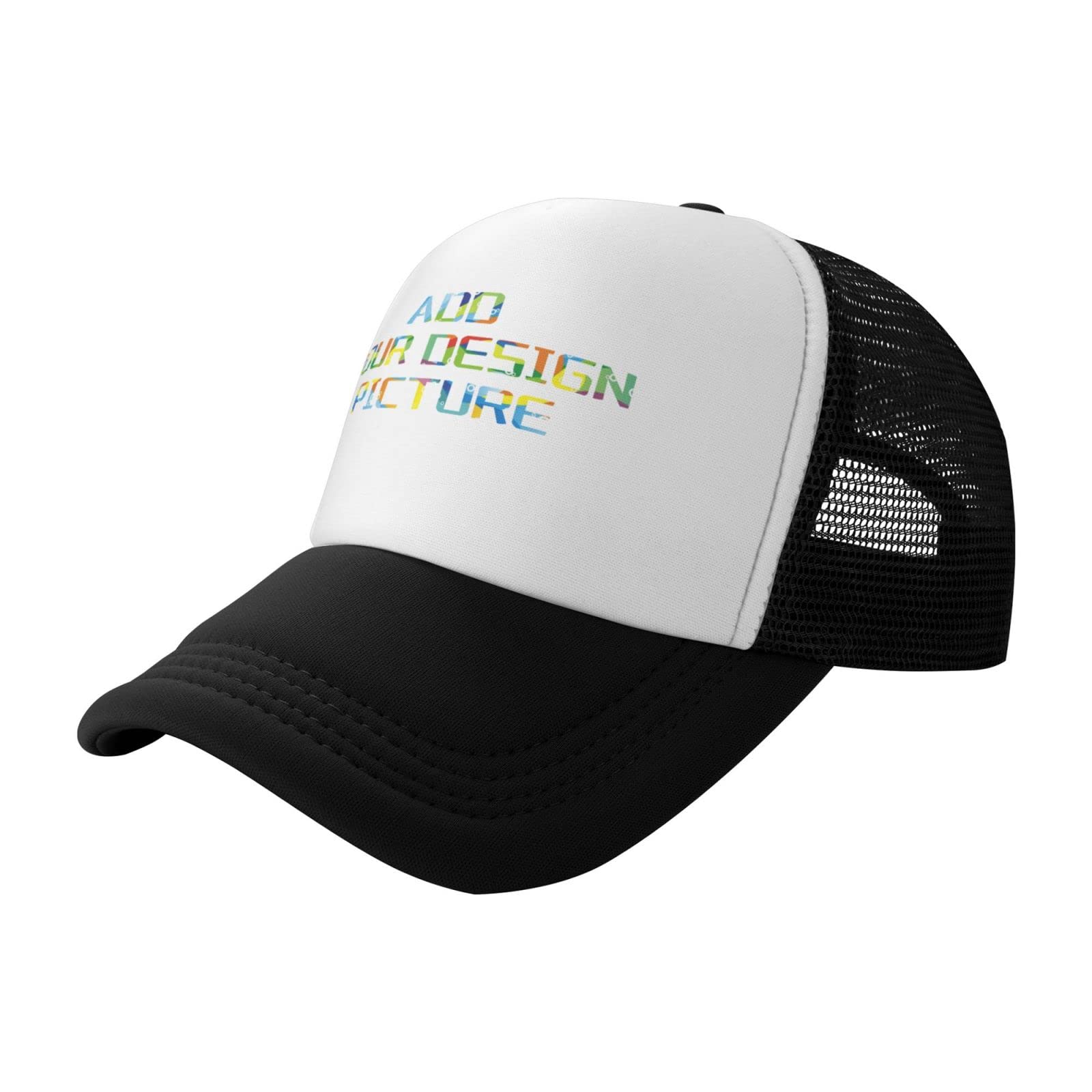 Custom Trucker Hats for Men & Women - Personalized Baseball Caps - Design Your Own Embroidered Hat - Perfect for Sports, Outdoor Activities & Fashion Accessories