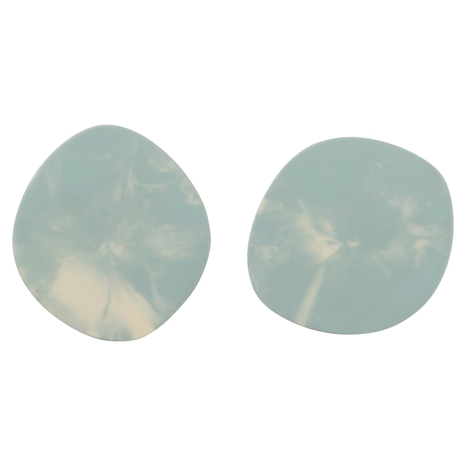 FENELLA 2-Pack Cloud Coasters - Absorbent & Durable Drink Coasters for Coffee, Tea, and Beverages - Perfect for Home, Office, and Party Use