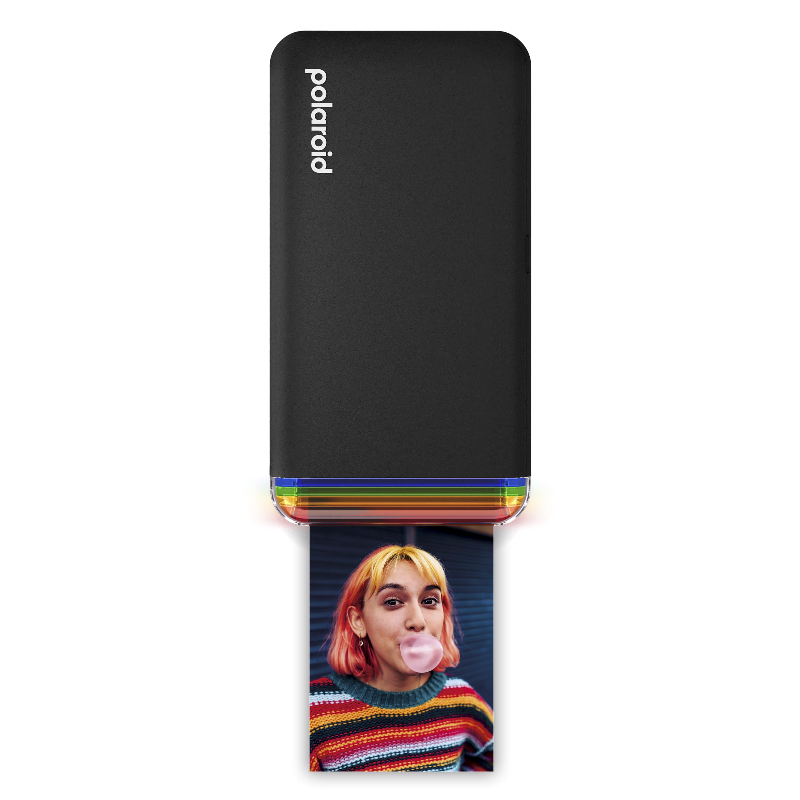 Polaroid Hi-Print 2nd Generation Bluetooth Photo Printer Bundle - Black Wireless Dye-Sub Printer with 40 Sheets of 2x3