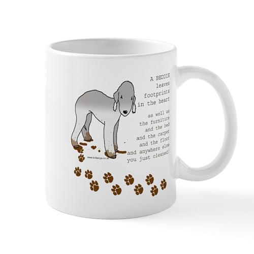 White - Bedlington Terriers Mug