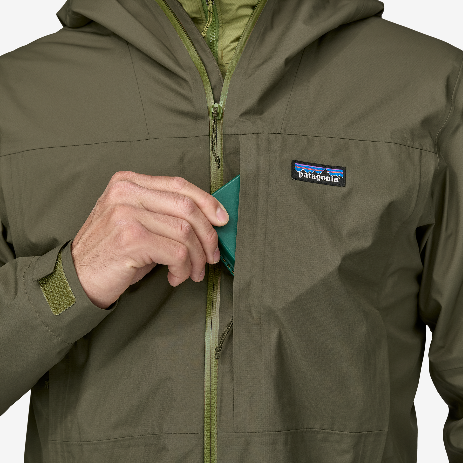 Men's Waterproof Boulder Fork Rain Jacket - Lightweight & Breathable for Hiking, Camping & Outdoor Adventures