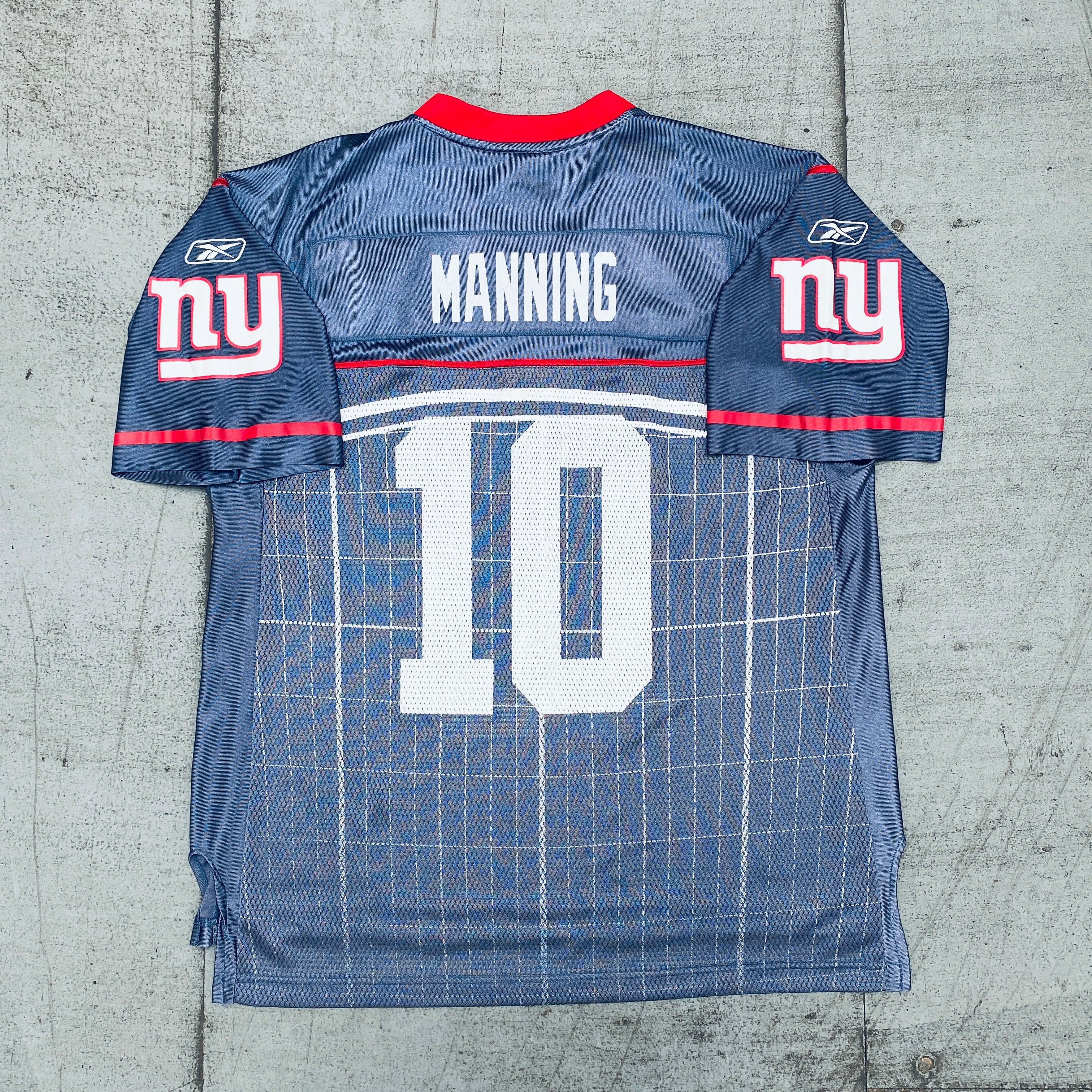 New York Giants Eli Manning 2012 Super Bowl XLVI Replica Stadium Jersey - Size Large - Authentic NFL Football Jersey for Game Day & Fan Collection