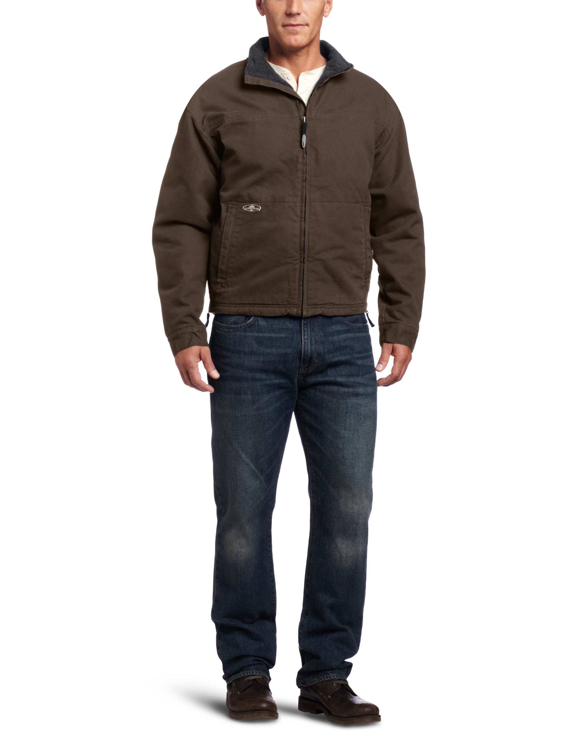 Arborwear Men's Midweight Jacket - Durable Workwear for Outdoor Activities, Hiking & Camping | Heavy-Duty Cotton Canvas | All-Season Protection