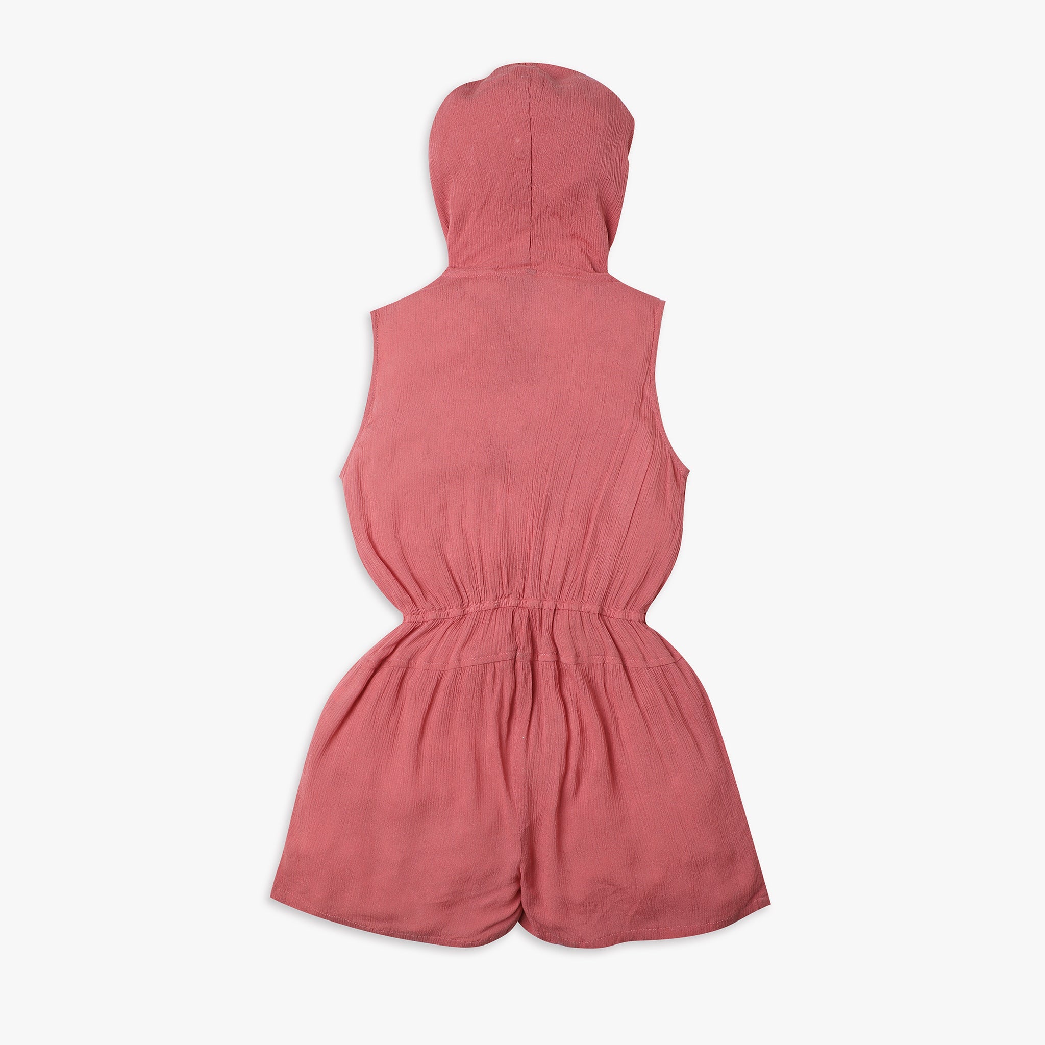 Girls' Regular Fit Solid Color Jumpsuit - Casual Playwear & Everyday Outfit for Toddlers and Kids