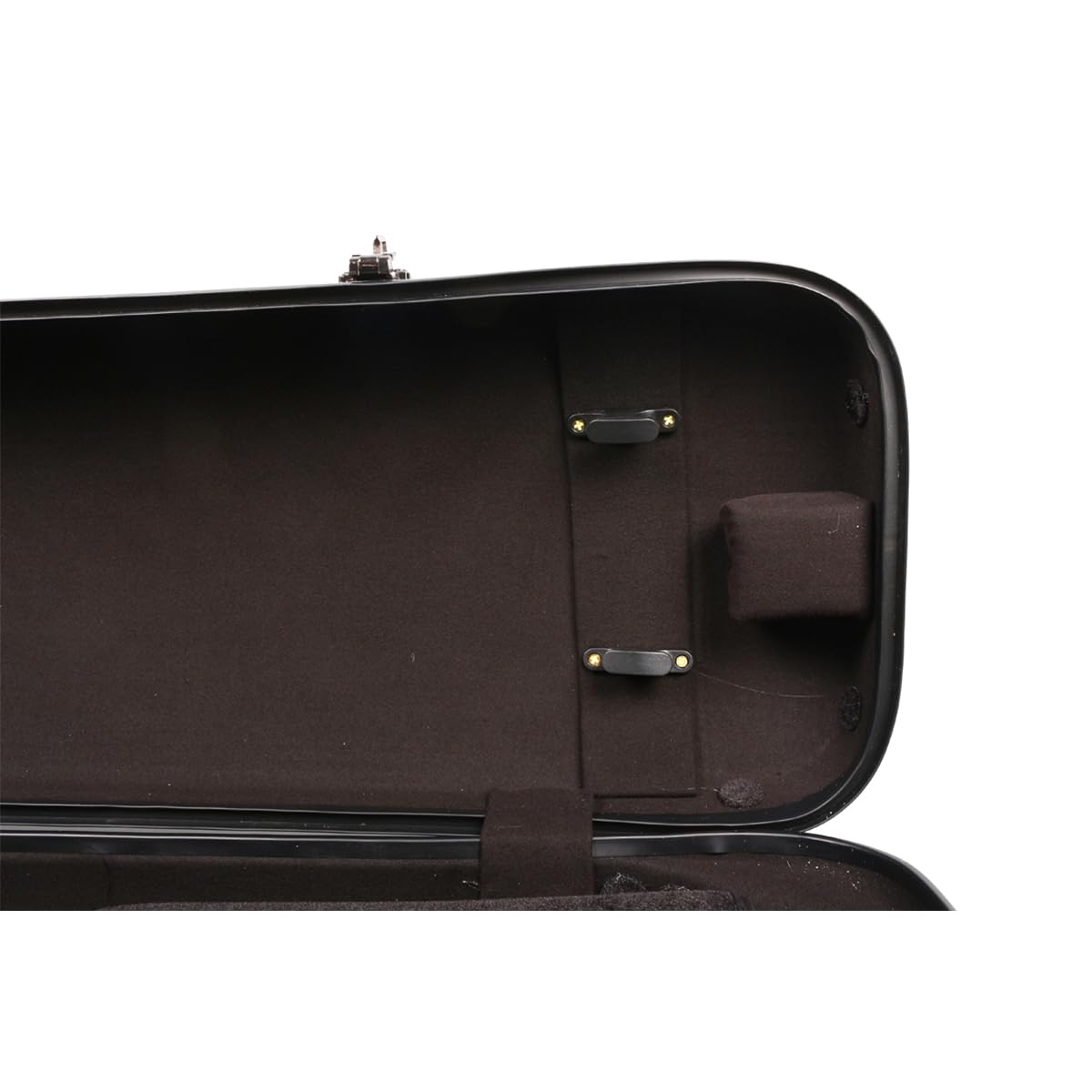 Premium 4/4 Full Size Carbon Fiber Oblong Violin Case - Hard Shell Rectangle Design with Soft Padding, Back Straps & Music Sheet Bag (Black with Code Lock) - Perfect for Professional Musicians, Travel & Storage Protection