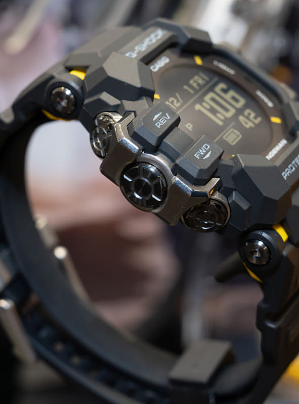 CASIO G-Shock Master of G Rangeman GPR-H1000 JDM Solar-Powered Digital Watch for Outdoor Adventures, Hiking & Military Use
