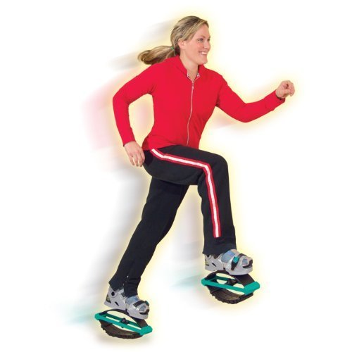 Geospace Air Kicks Bouncing Running Boots - Jumping Shoes for Zumba, Exercise, Workout & Running | Fun Indoor & Outdoor Fitness Activity for All Seasons | Perfect for Gym, Park & Backyard Workouts