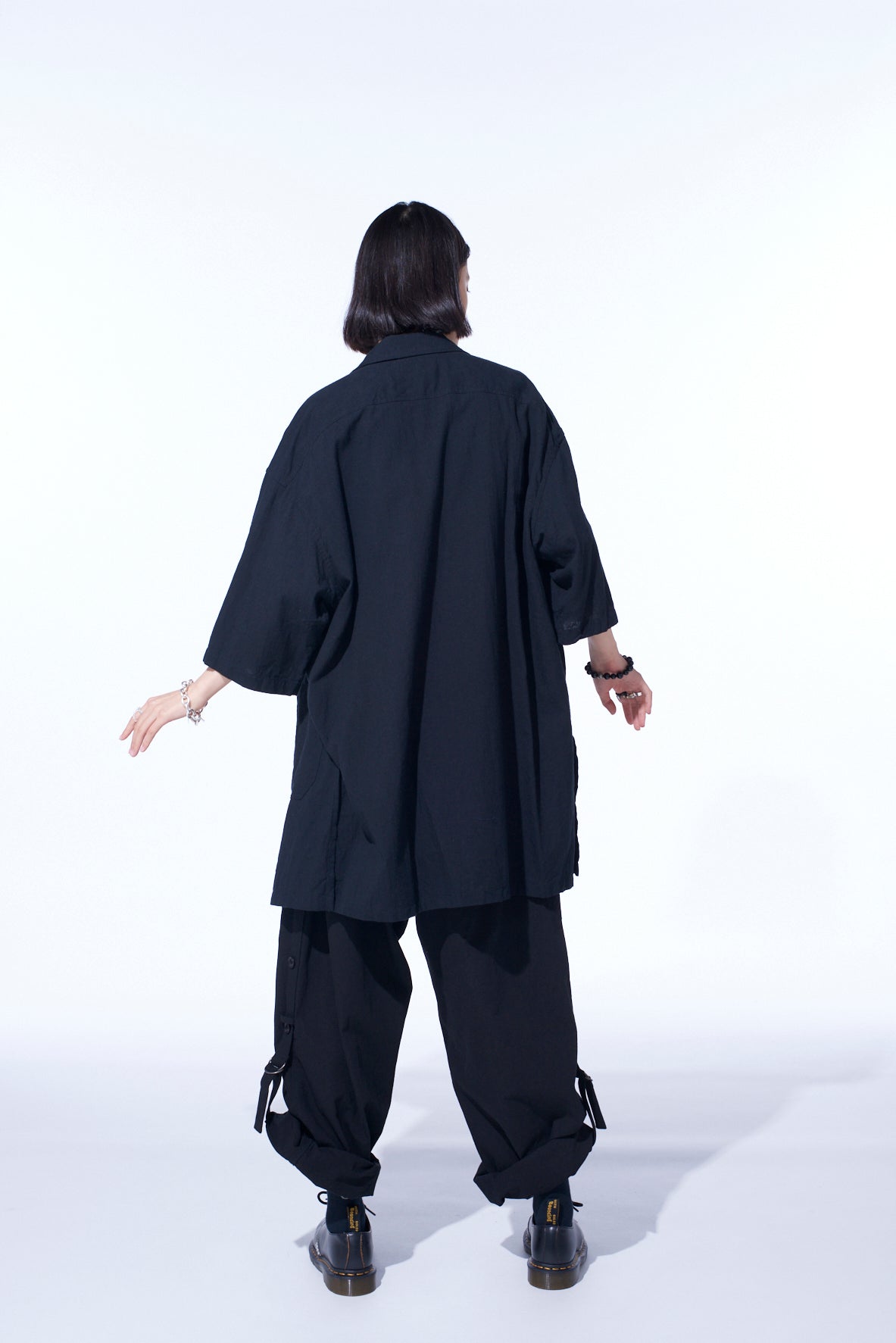 Premium Cotton Linen Poplin Oversized Stand Collar Shirt for Women - Comfortable & Stylish Casual Wear for Work, Travel & Everyday Outfits