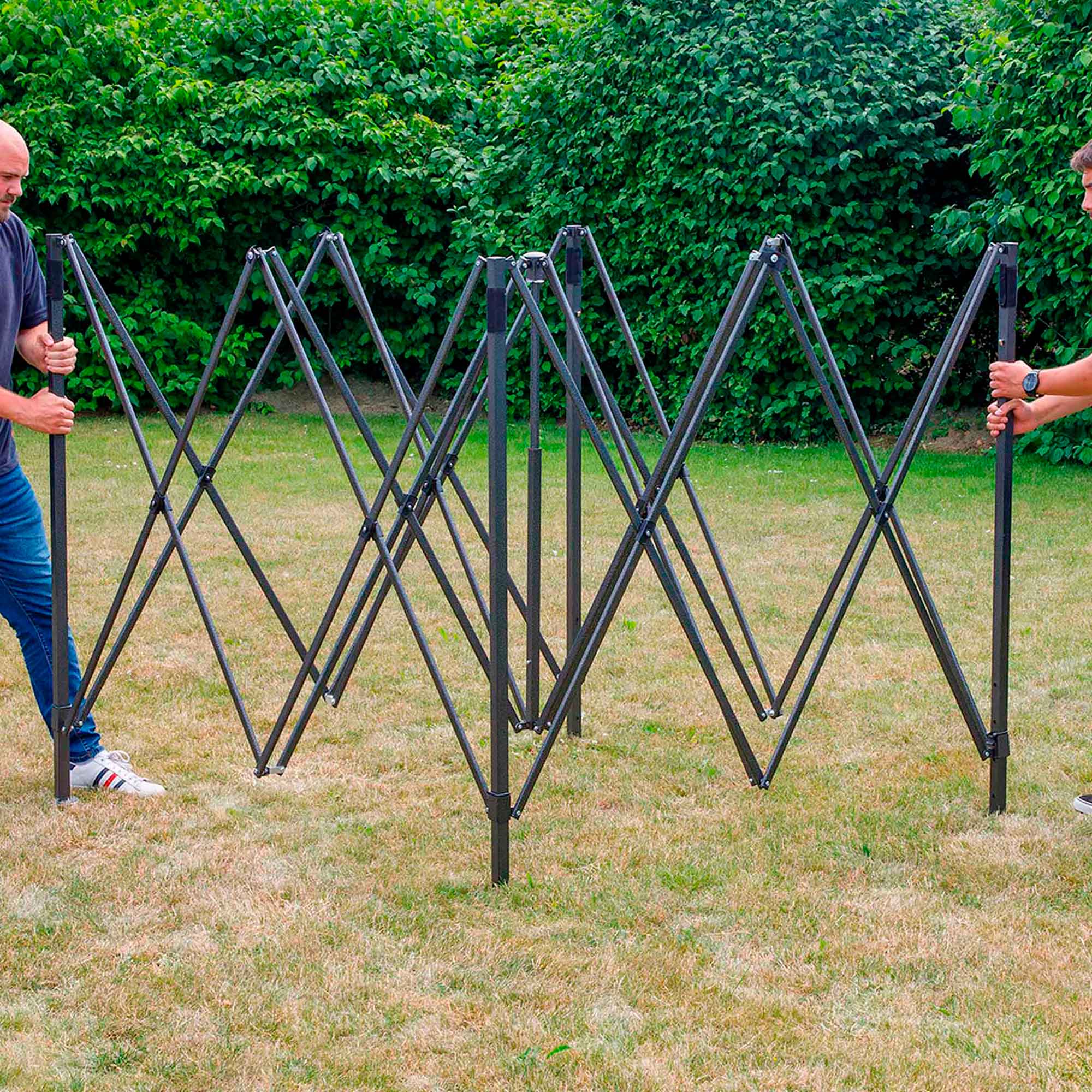 Premium 3x3m Pop Up Gazebo Tent with Waterproof Canopy - Includes Carry Bag, Stakes & Weight Bags - Portable Outdoor Shelter for Camping, Beach, Picnics & Backyard Parties (Blue, DG131)