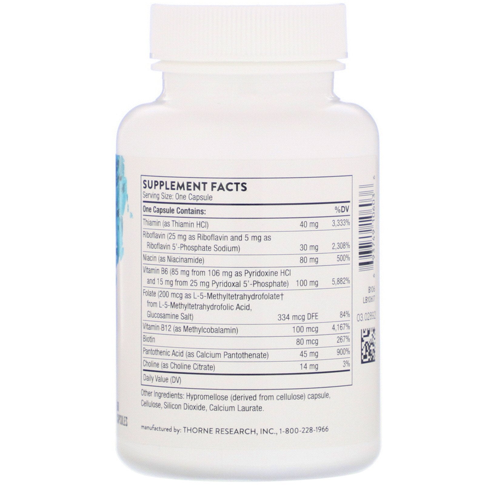 Tho B Complex 6 with 60 Vegan Capsules - Essential B Vitamins for Energy, Metabolism & Stress Relief - Perfect for Daily Wellness & Active Lifestyle