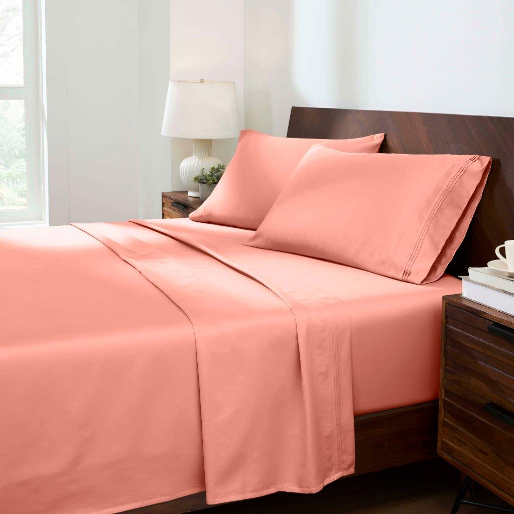 Premium 1500 Thread Count Egyptian Cotton Sheet Set - Eco-Friendly, Breathable & Hypoallergenic - Perfect for Luxury Bedding & Hot Sleepers