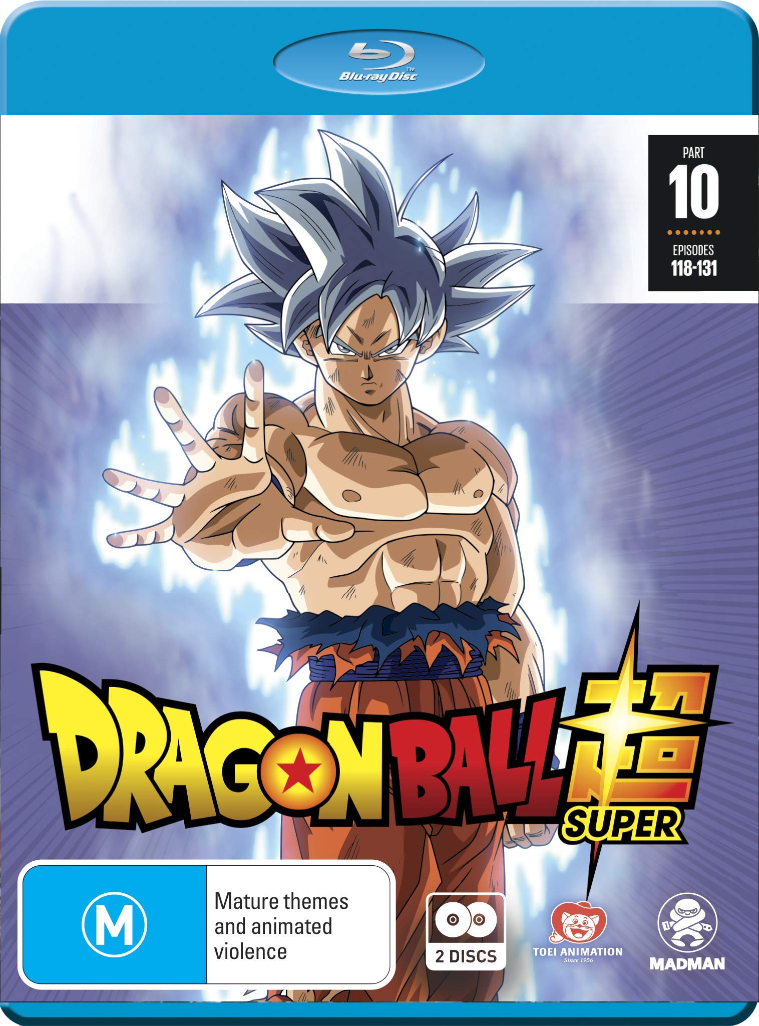 Dragon Ball Super Part 10 Blu-ray | English Subtitles | Region B | Anime Collection | Perfect for Fans & Collectors | Great for Home Entertainment & Gift Giving