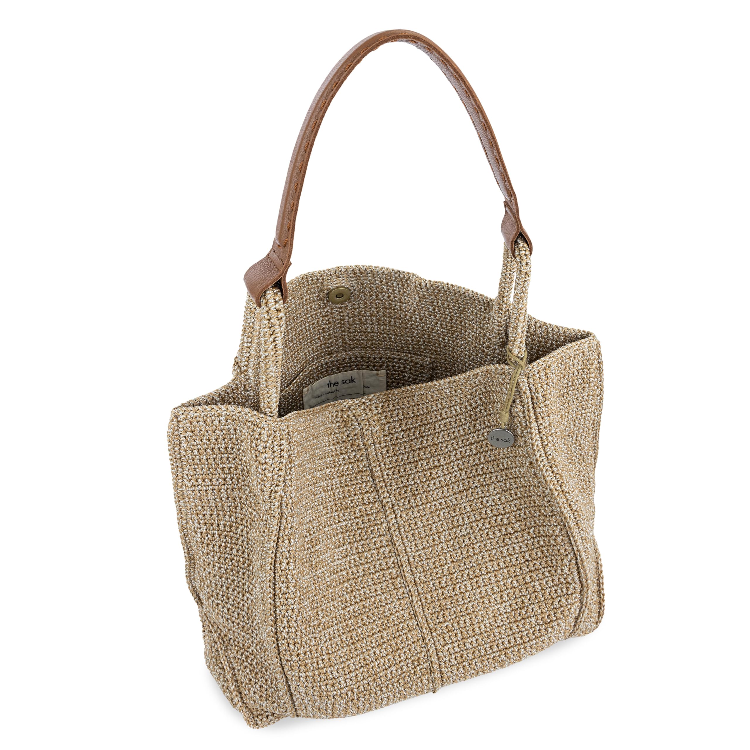 The Sak Los Feliz Large Tote Bag for Women - Stylish & Spacious Everyday Purse, Travel & Beach Bag with Adjustable Shoulder Strap | Perfect for Work, Weekend Getaways & Summer Outings