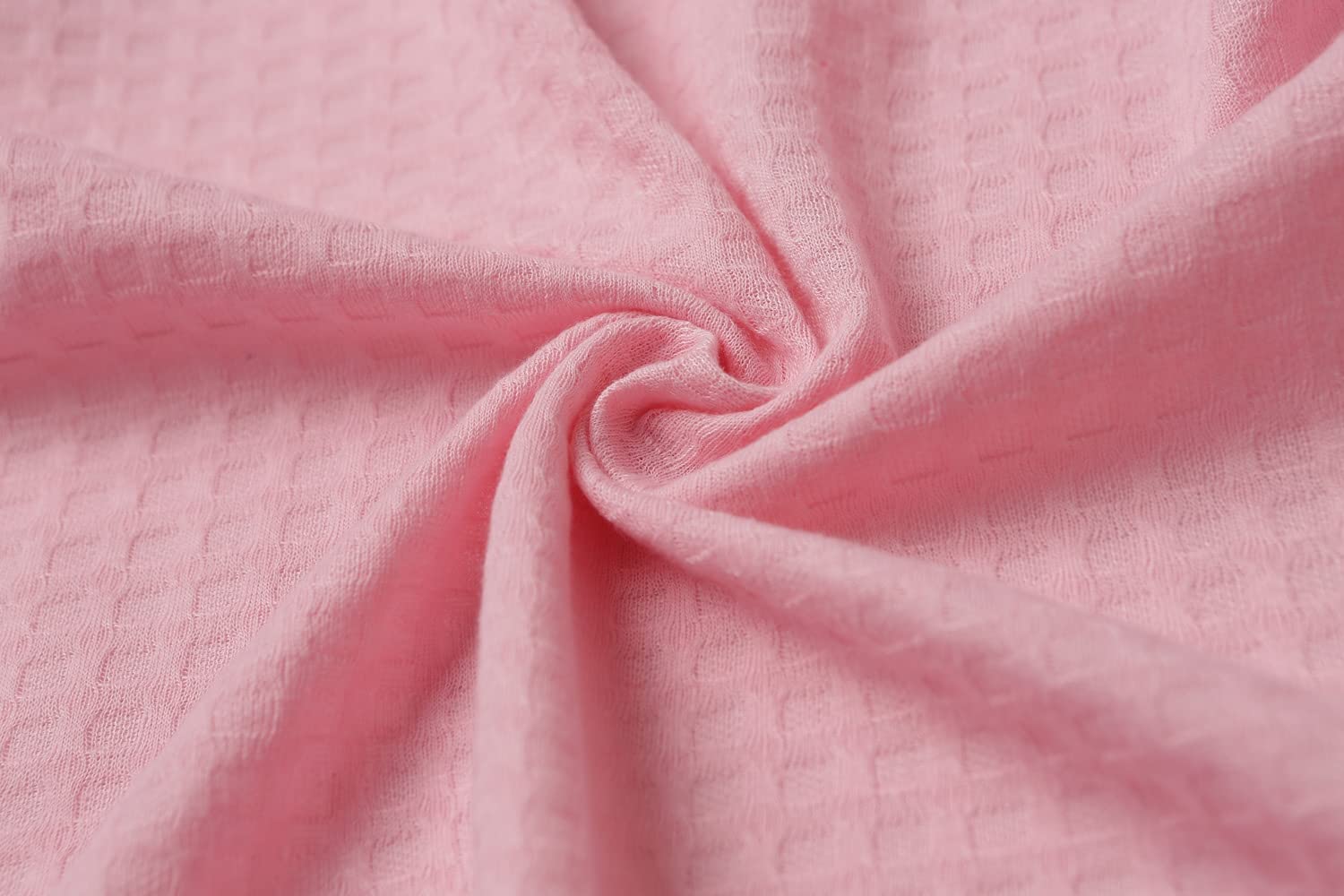Cromoncent Women's Knee Length Soft Lightweight Waffle Spa Robe Kimono Bathrobe - Unisex Cotton Loungewear for Home, Spa & Beach Relaxation