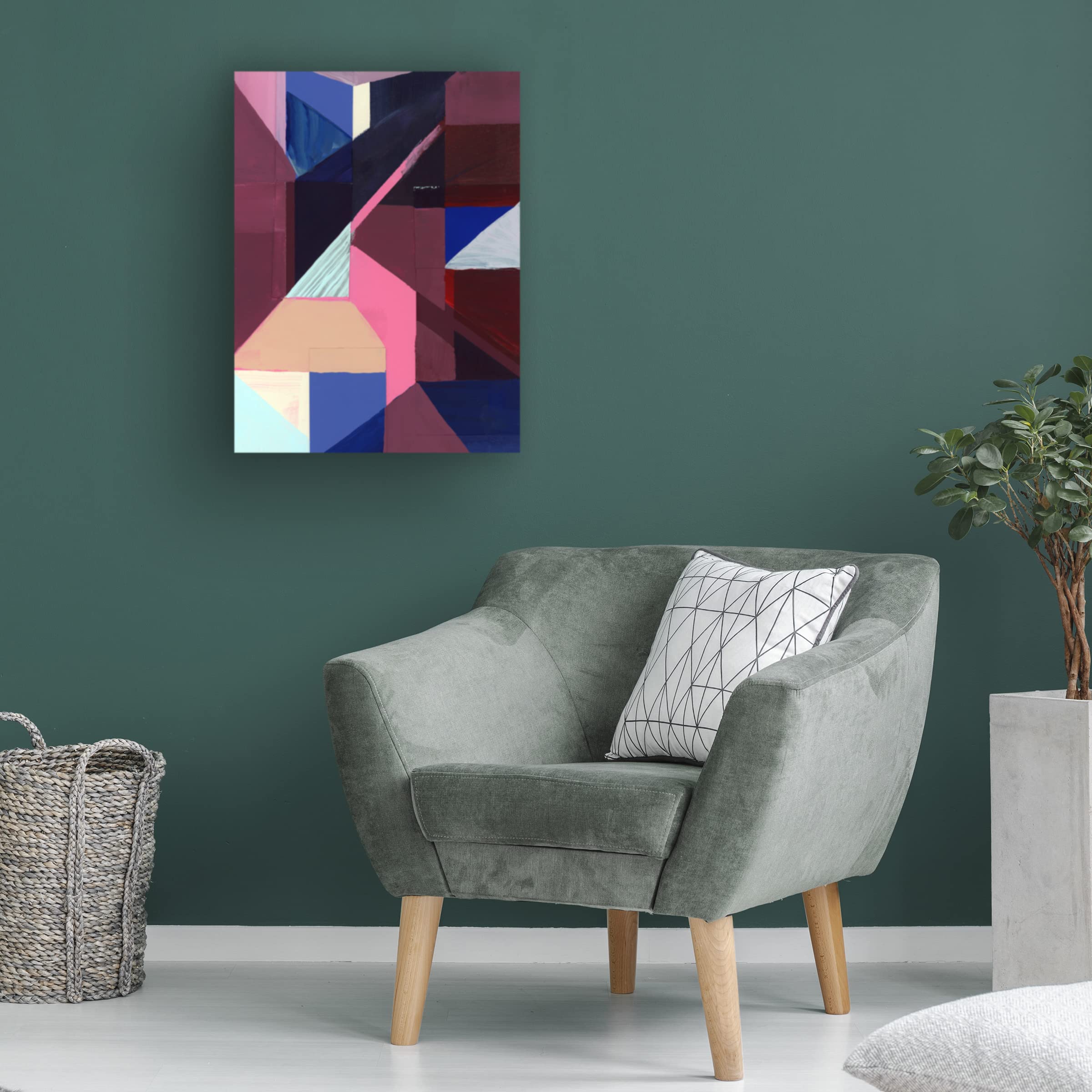 Trademark Fine Art 'Royals II' Canvas Wall Art by Cartissi - Premium Handmade Painting for Living Room, Bedroom & Office Decor