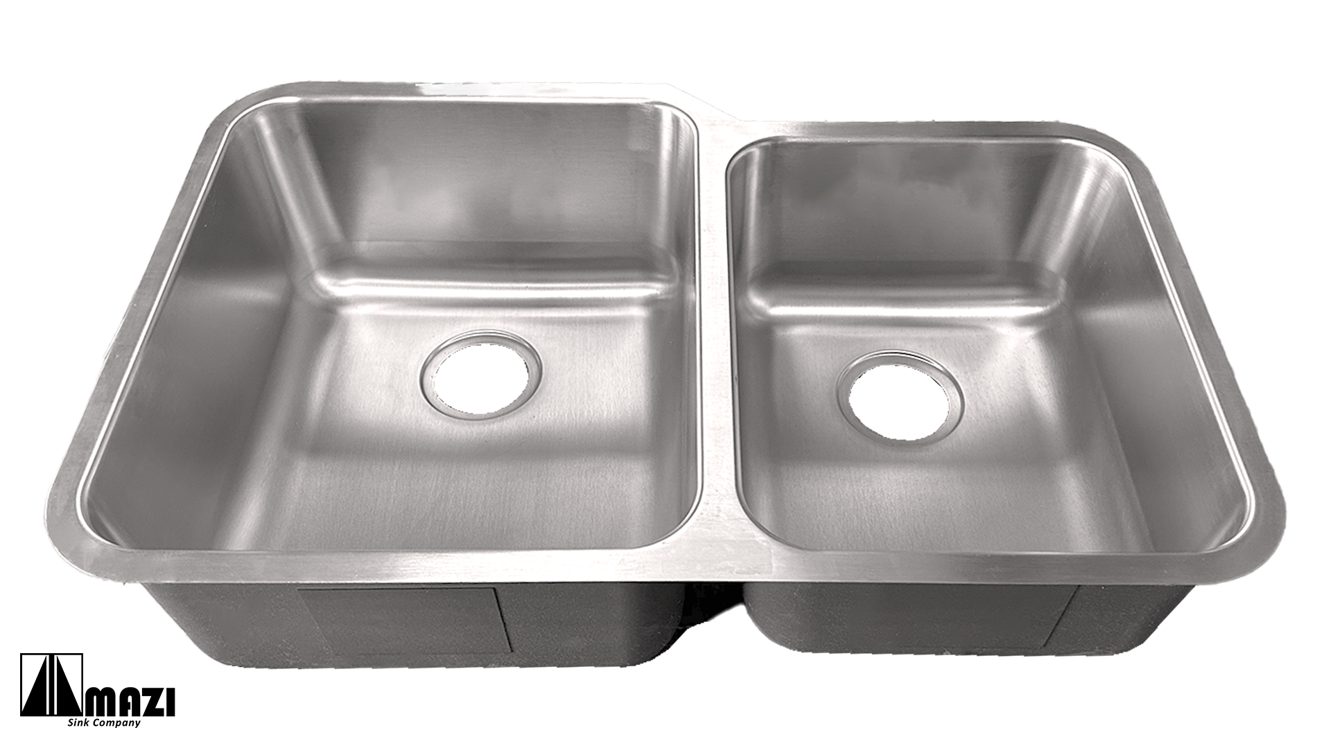 Premium Stainless Steel Kitchen Sink RD3221L - 16 Gauge Undermount Single Bowl with Soundproof Padding - Perfect for Modern Homes & Restaurant Kitchens