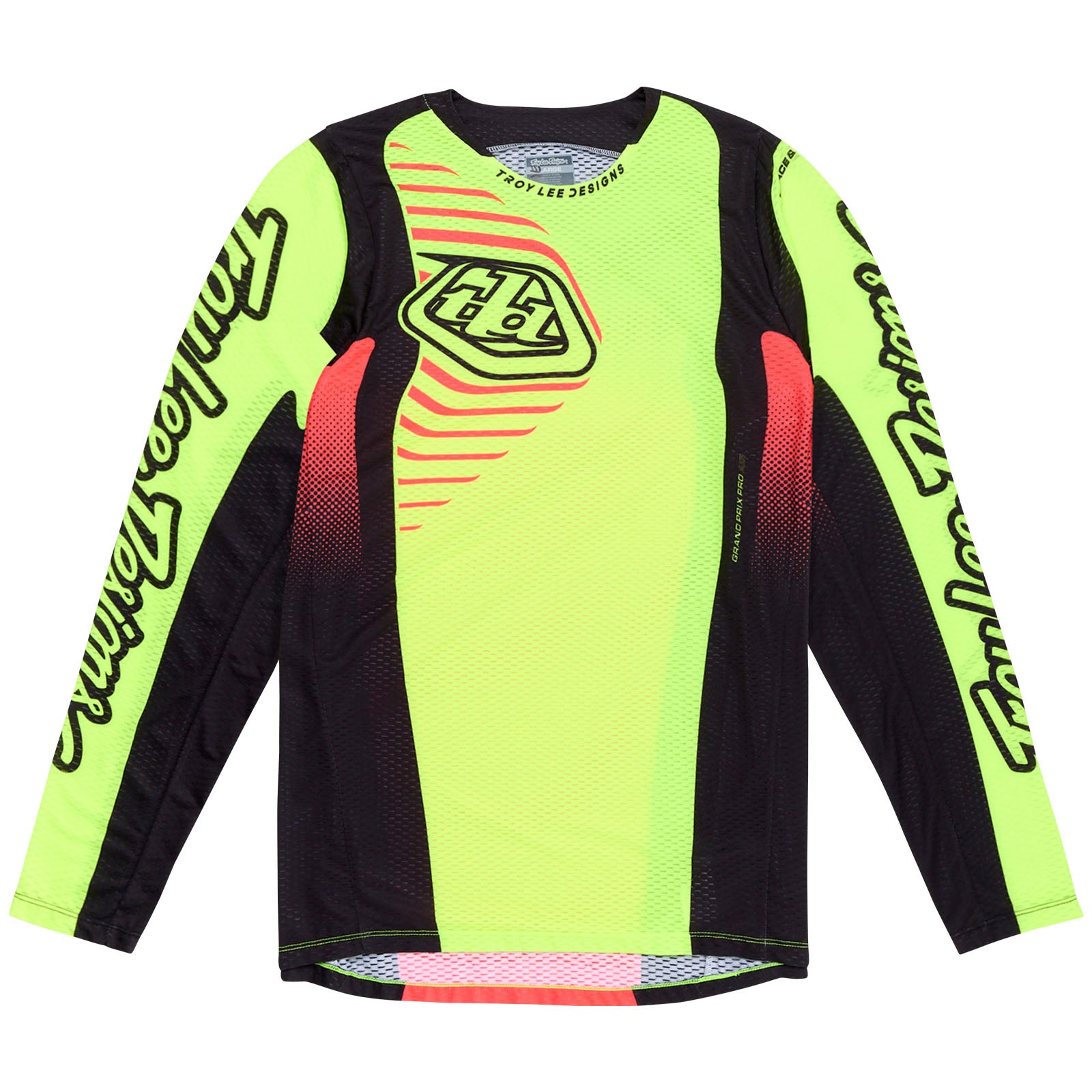 GP Pro Air Jersey Ripple Glo Yellow/Infra Red Basketball Jersey - Breathable Performance Jersey for Men - Perfect for Streetball, Training & NBA Fan Gear
