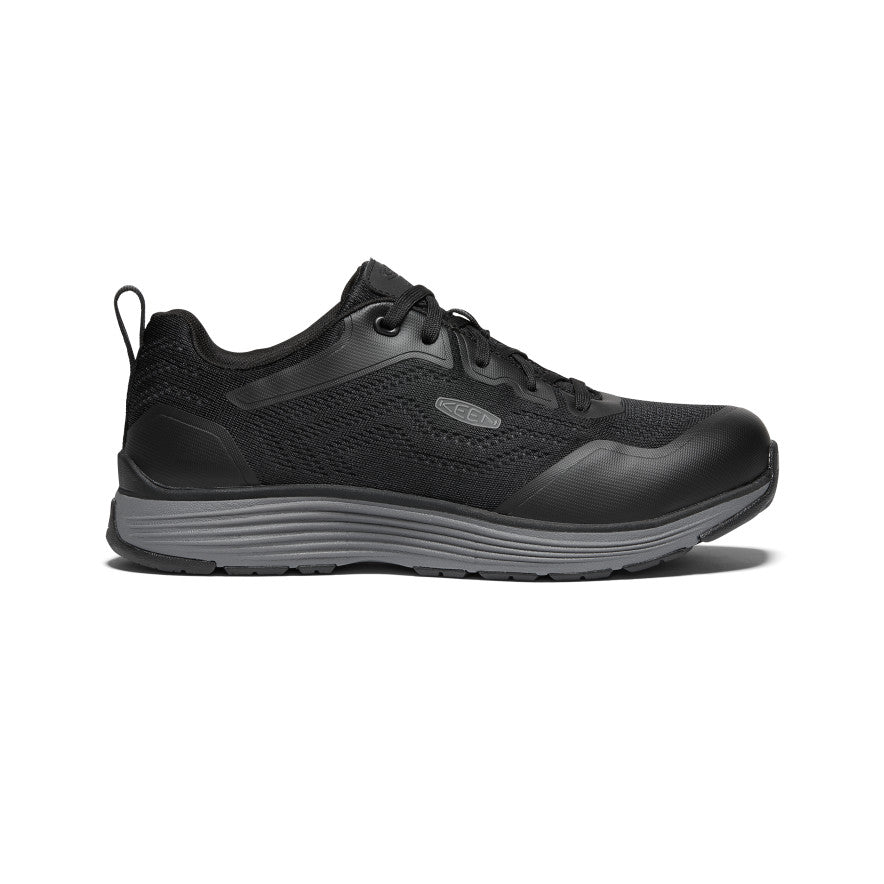 Sparta 2 ESD Safety Shoes for Men - Aluminum Toe, Steel Grey & Black - Slip Resistant Work Boots for Construction & Electricians
