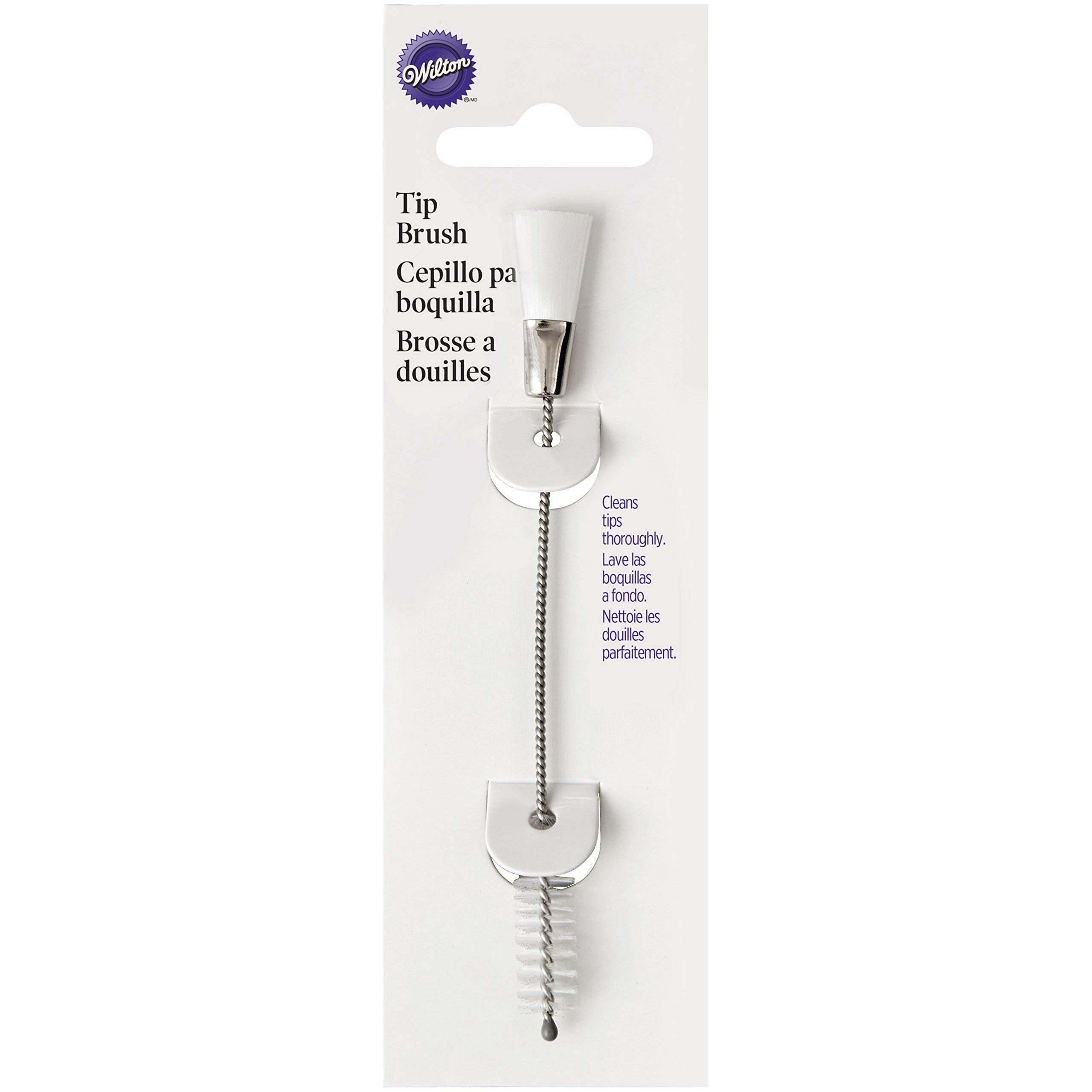 Wilton Cake Decorating Tip Brush Tool - Professional Icing Piping Cleaner for Baking, Cupcakes & Cookies - Perfect for Home Bakers & Pastry Chefs
