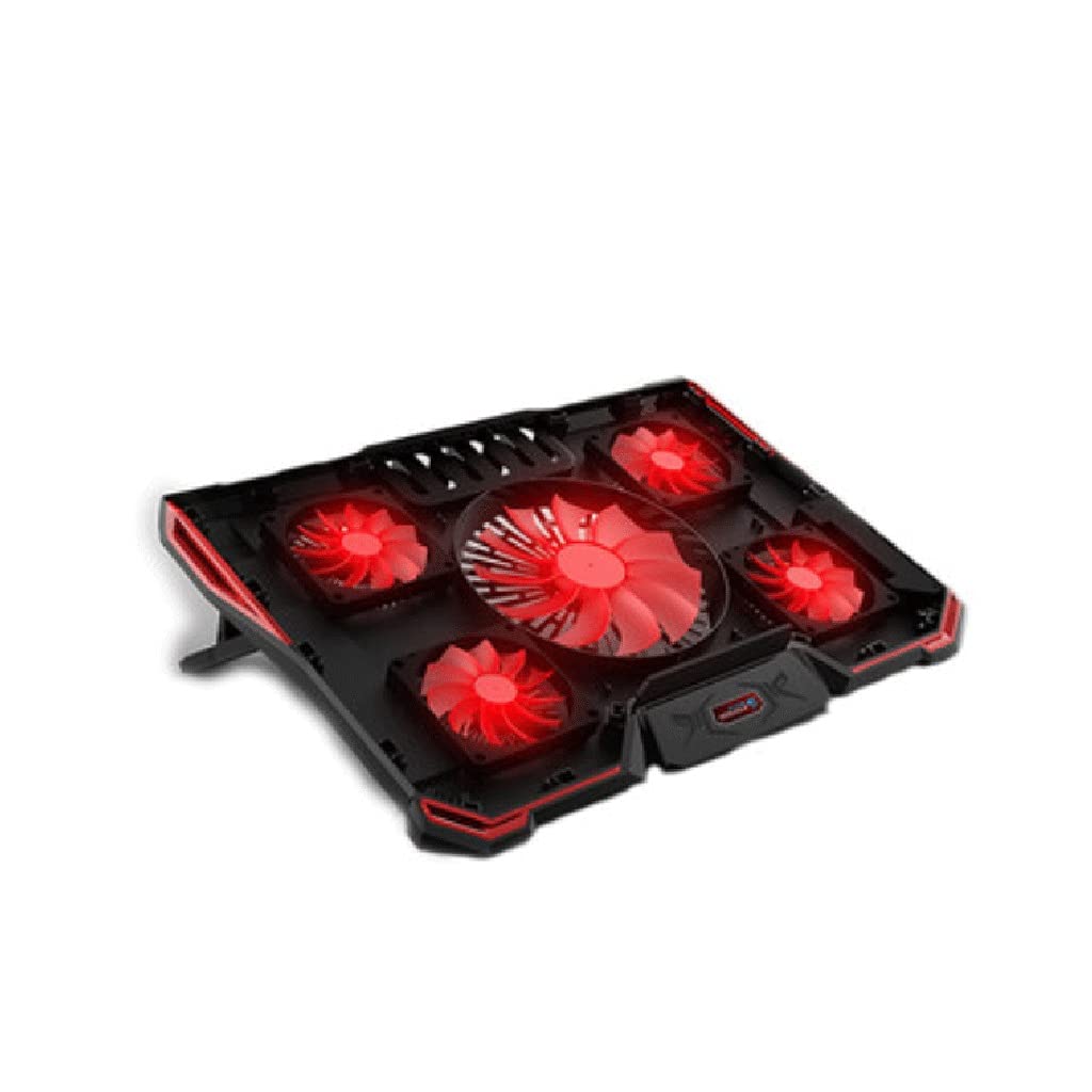 PAIHUIART Laptop Cooling Pad - Portable Adjustable Notebook Stand with Silent Exhaust Fan, Ergonomic Design for Better Airflow (Black, 220V Power Supply) - Perfect for Gaming, Office Work & Home Use