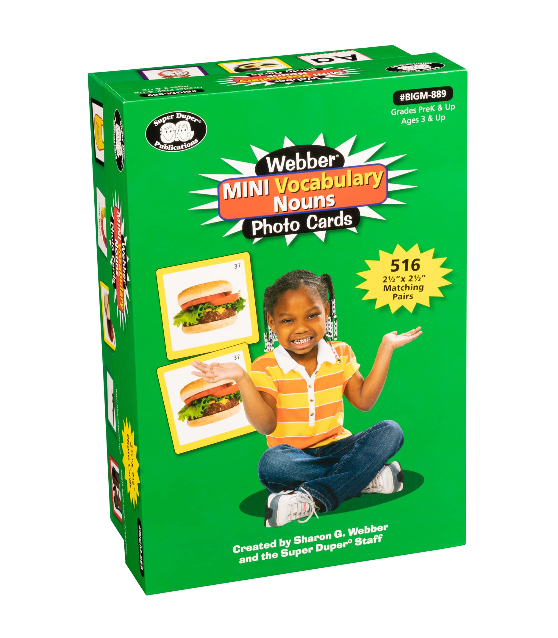 Super Duper Publications | Mini Vocabulary Nouns Photo Flash Cards | Educational Learning Resource for Kids | Perfect for Homeschooling, ESL & Speech Therapy