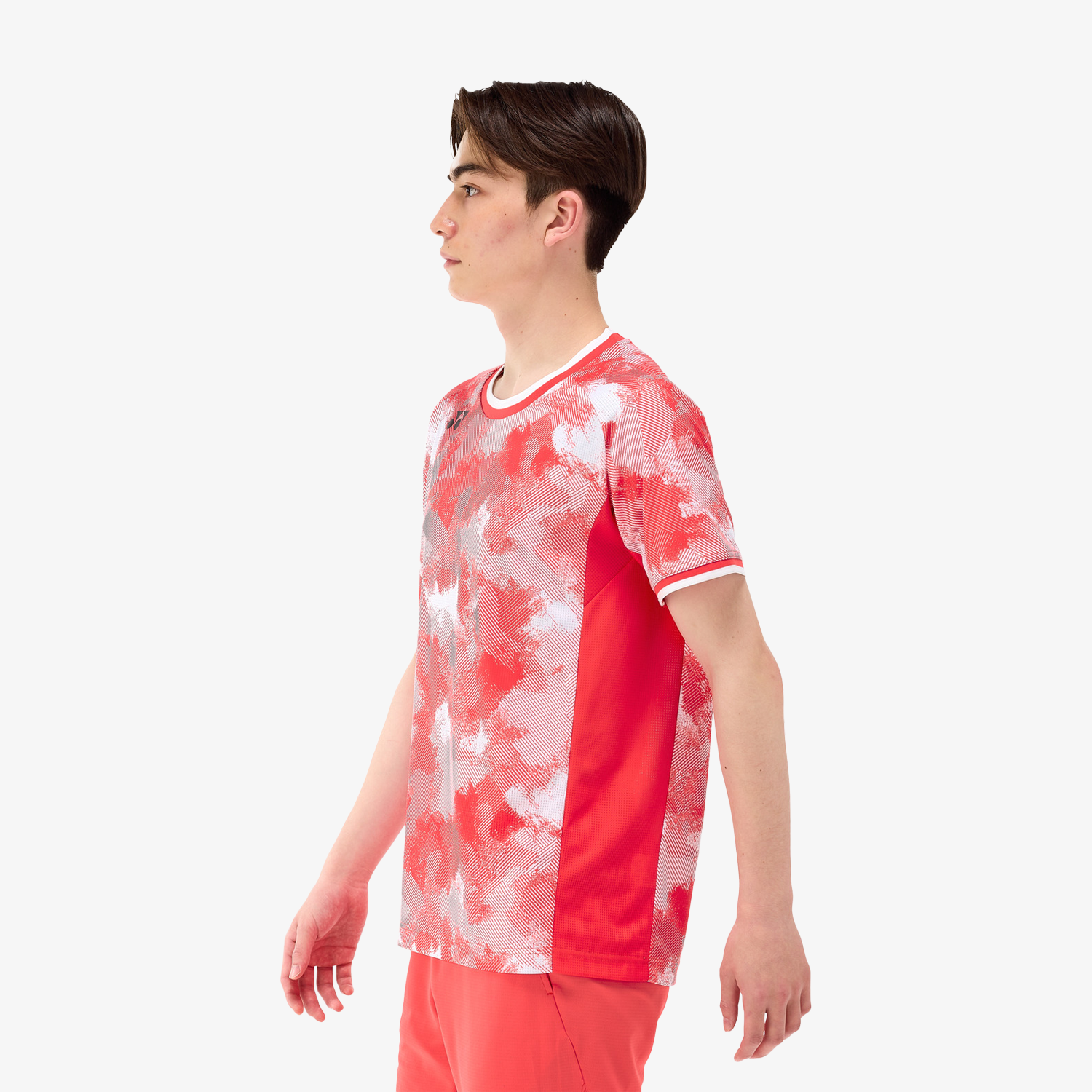 Yonex Men's Tennis Shirt 10575 - Breathable Quick-Dry Performance Polo for Sports & Training - Pearl Red - Ideal for Tennis, Golf & Outdoor Activities