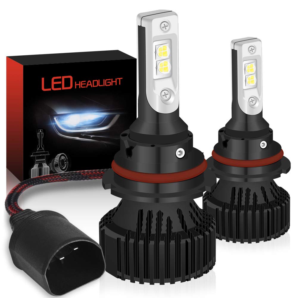 KaTur 9007 HB5 LED Headlights - 16000LM Super Bright for Night Driving