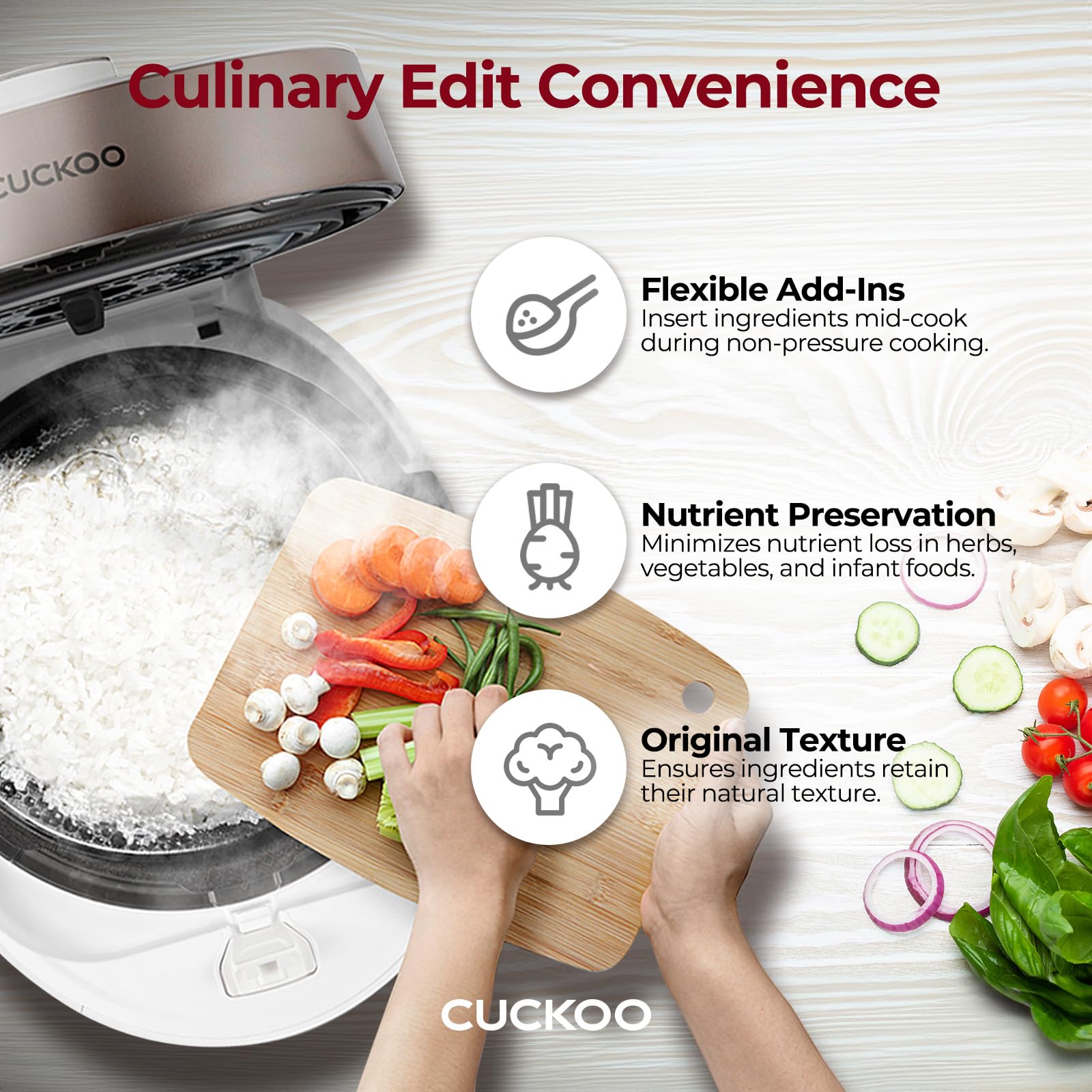 CUCKOO CRP-ST1009FW 10-Cup Uncooked / 20-Cup Cooked Smart Twin Pressure Rice Cooker with Nonstick Inner Pot - 16 Menu Options, 3 Voice Guides & Auto Clean (White) | Perfect for Family Meals, Meal Prep & Healthy Cooking
