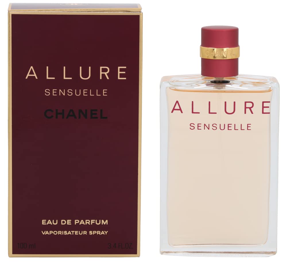Chanel Allure Sensuelle Women's Perfume 3.4oz/100ml Eau de Parfum Spray Tester - Romantic Date Night & Special Occasion Fragrance