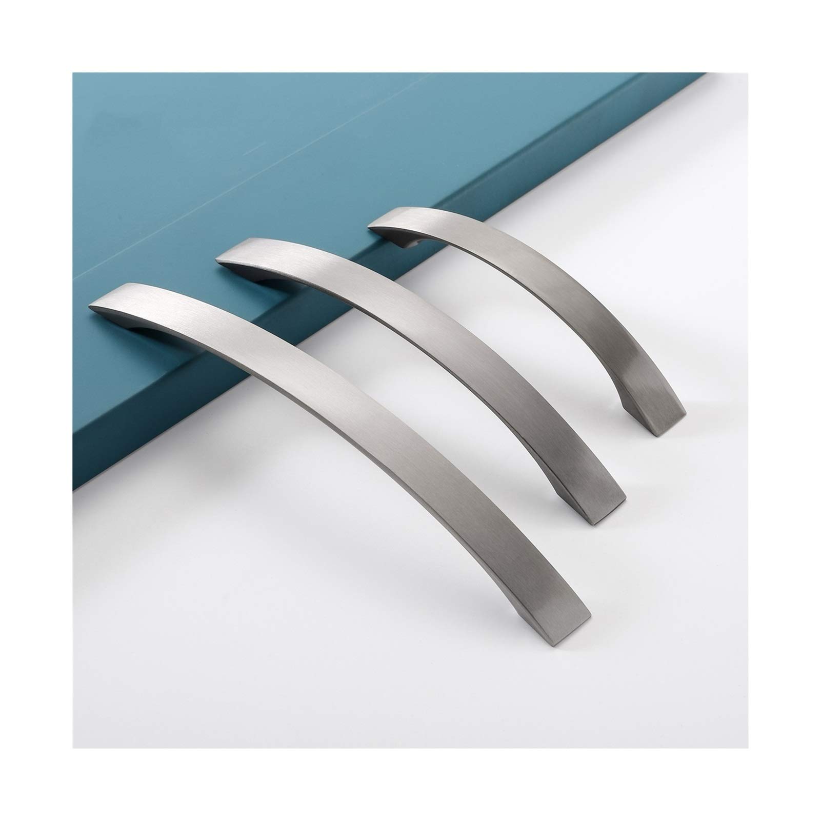 **2-Pack Aluminum Alloy Kitchen Cabinet Handles & Drawer Pulls - Durable Hardware for Cabinets, Drawers, Cupboards - Perfect for Home, Restaurant, Bathroom, Bedroom, and Bar Decor**