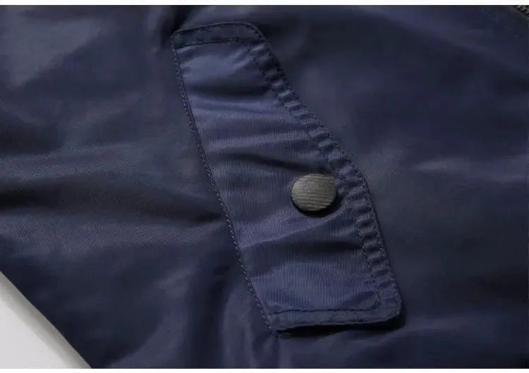 Stylish Men's Bomber Jacket - Lightweight & Water-Resistant for Outdoor Activities, Travel & Casual Wear