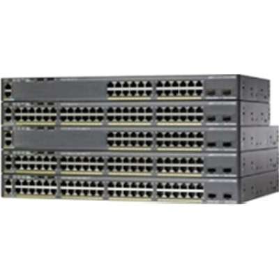 Catalyst WS-C2960X-48TS-L 48-Port Gigabit Managed Stackable Switch with 4 SFP Ports (Renewed) - Ideal for Business Networks, Data Centers & Enterprise IT Infrastructure