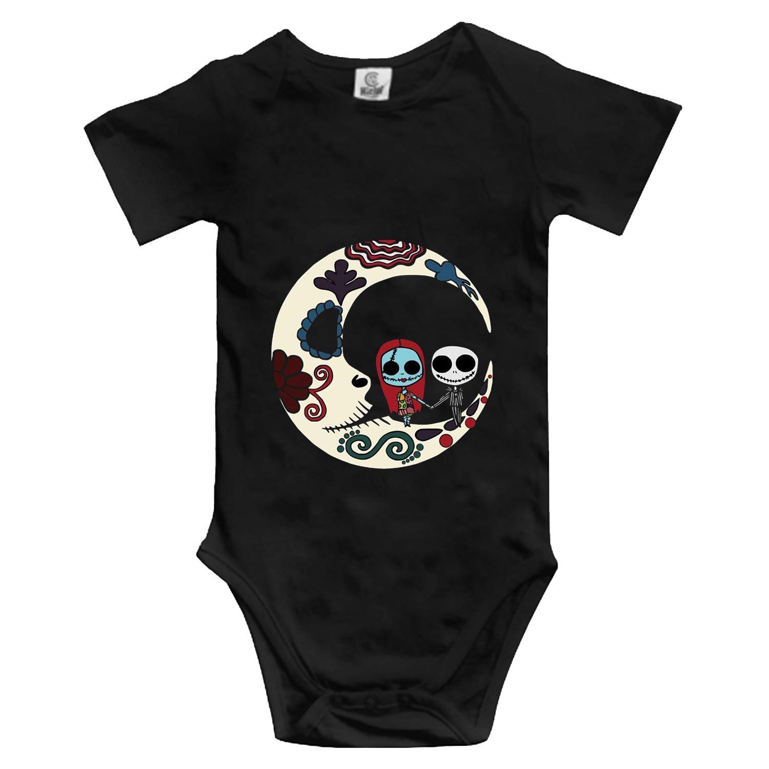 GKrepps Nightmare Before Christmas Baby Clothes - Organic Cotton Bodysuit Romper for Newborn Boys & Girls | Perfect for Halloween, Christmas & Themed Parties