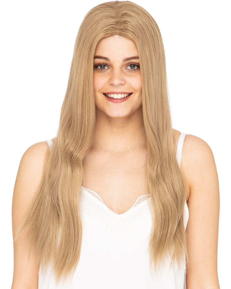 70s California Girl Long Blonde Wig - Vintage Retro Costume Hairpiece for Halloween, Cosplay & Parties | Soft Synthetic Hair with Natural Look