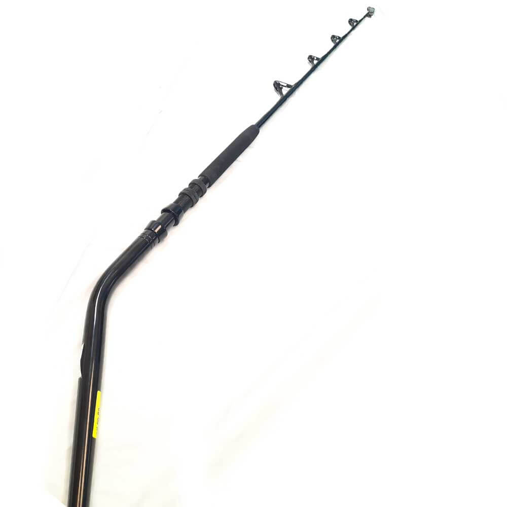 Capt. Harry’s Blackout Series Deep Drop Fishing Rod - Heavy Duty Saltwater Offshore Trolling Rod for Deep Sea Fishing - Perfect for Bottom Fishing, Jigging & Big Game Angling