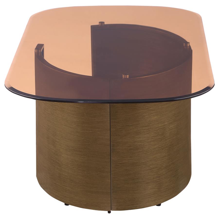 Modern Glass Coffee Table - Tempered Glass Top with Sturdy Metal Frame - Perfect for Living Room, Lounge, and Office Decor