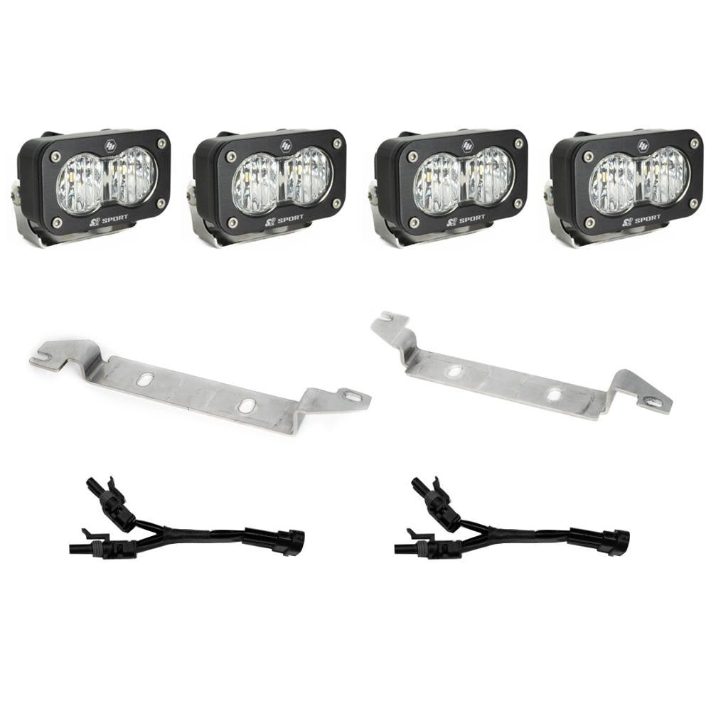 2024 Toyota Tacoma S2 Sport LED Dual Fog Light Kit - High Performance Off-Road Lighting for Night Driving & Adventure