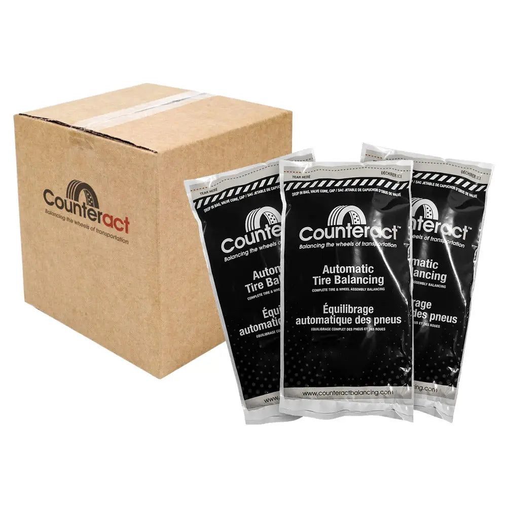 Counteract Tire Balancing Beads for Trucks & Trailers - Eliminate Wheel Vibration, Improve Fuel Efficiency (Case of 12) - Perfect for Off-Roading, RV & Heavy-Duty Vehicles