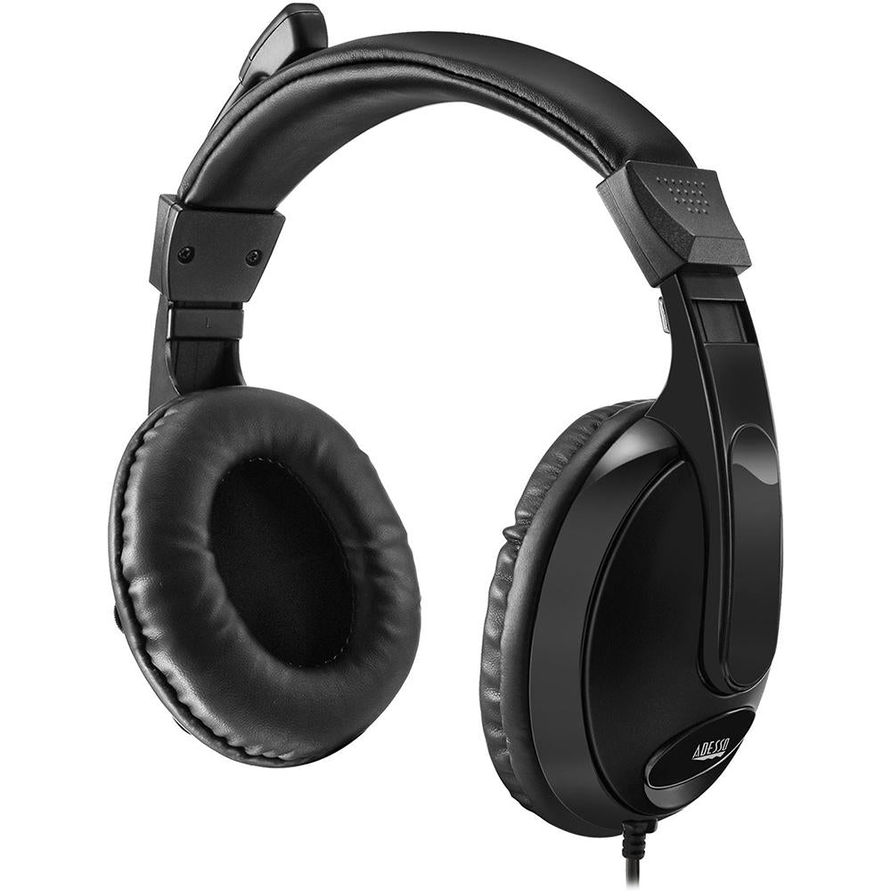 Adesso Xtream H5 Wireless Bluetooth Headphones with Built-in Mic - Noise Cancelling Over-Ear Headset for Gaming, Music & Work Calls