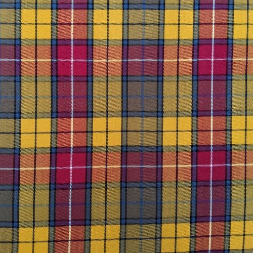 Authentic Buchanan Weathered Tartan Plaid Fabric - Perfect for Kilts, Scarves, and Home Decor | Premium Scottish Wool Blend for Traditional & Modern Styles