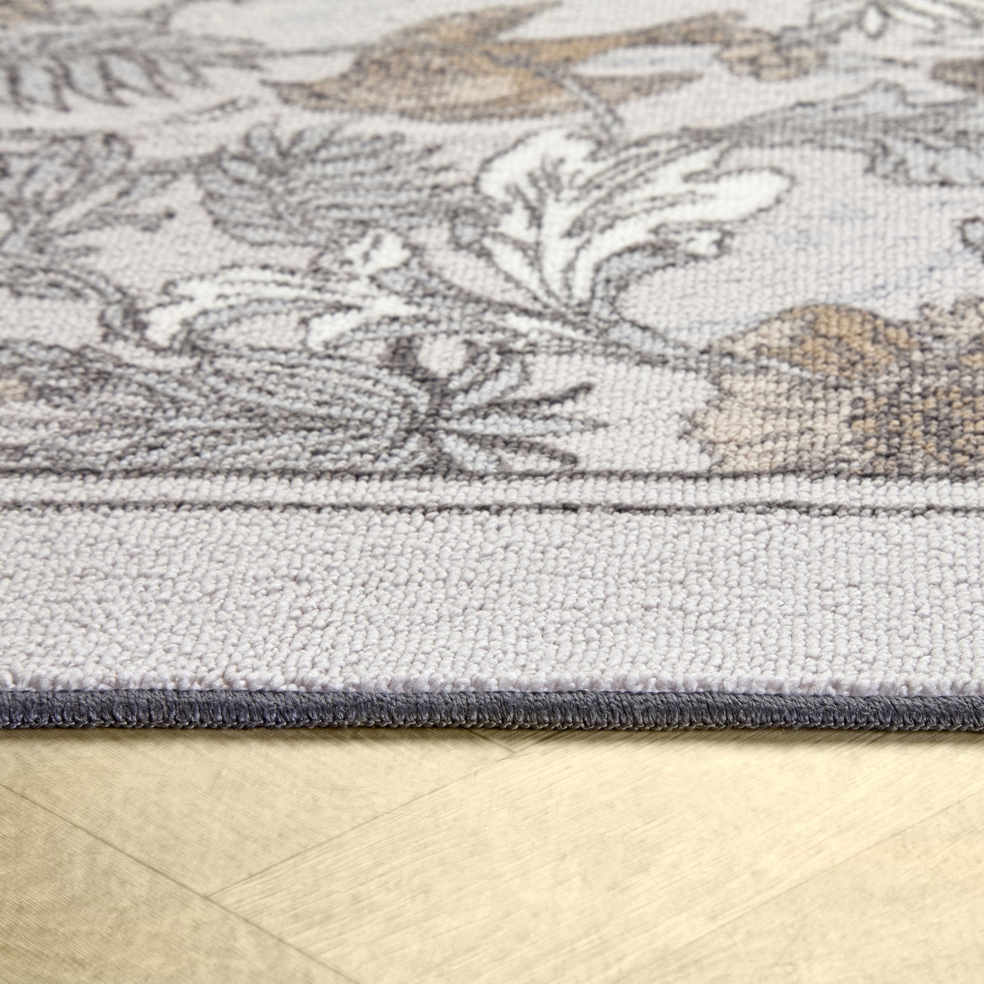 D & D Finch & Flower Washable Rug - Natural Cotton Indoor/Outdoor Floor Mat - Perfect for Living Room, Bedroom, Patio & Nursery Decor