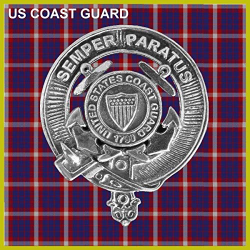 US Coast Guard Badge Sporran - Premium Military Kilt Pouch for Formal Events & Scottish Highland Dress Accessories