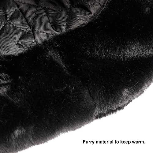 Stylish Furry Bucket Hat for Women & Men - Trendy Winter Fashion Accessory - Perfect for Outdoor Activities, Music Festivals & Streetwear