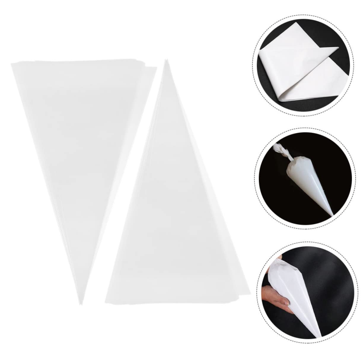 SEWOART 100pcs Plastic Grout Sealer Removal Tool Kit - LDPE Tile Pointing Bags, Cement Piping Bags for Ceramic & Concrete Sealing - DIY Home Improvement & Professional Tile Installation Accessories