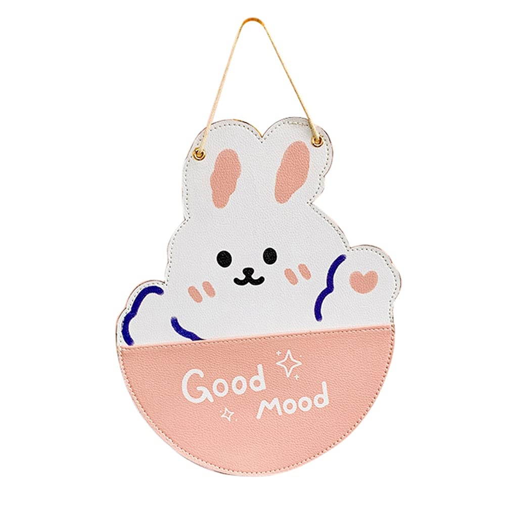 BenRan Ins Cute Hanging Storage Bag - Wall-Mounted Organizer with Cartoon Design for Toys, Accessories & Home Decor - Perfect for Bedroom, Nursery & Dorm Organization