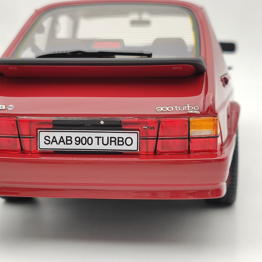 1/18 Scale Saab 900 Turbo T16 Airflow Red Resin Model Car - DNA Collectibles DNA000112 - Perfect for Car Enthusiasts, Collectors & Home/Office Display